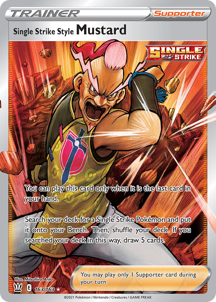 Single Strike Style Mustard 163/163