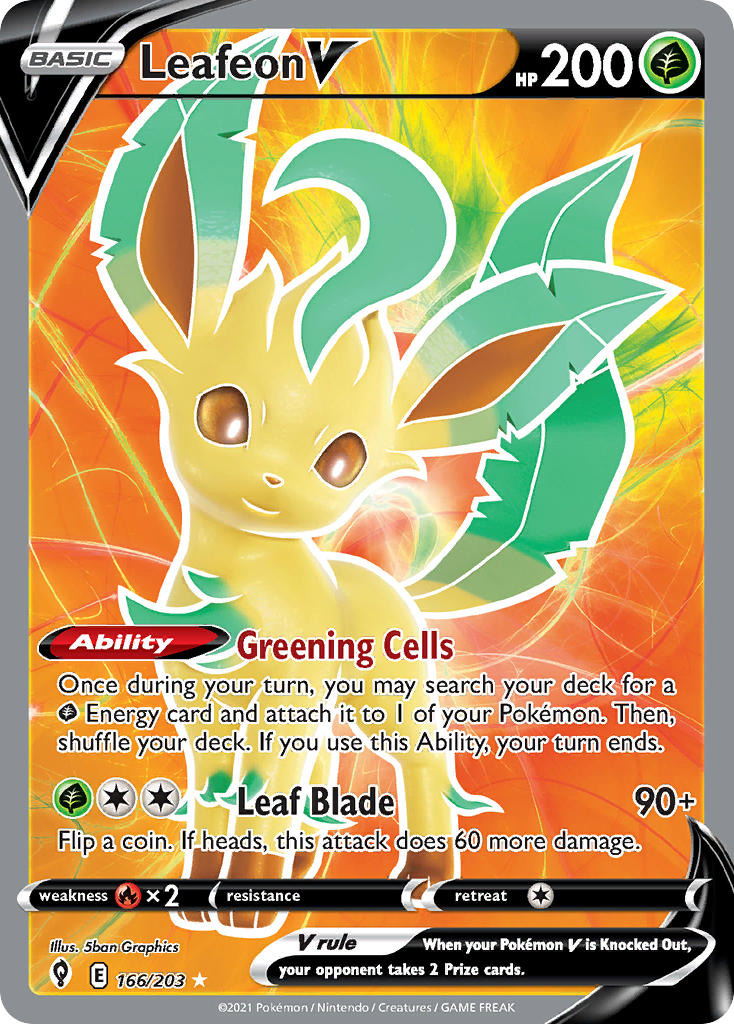 Leafeon V 166/203