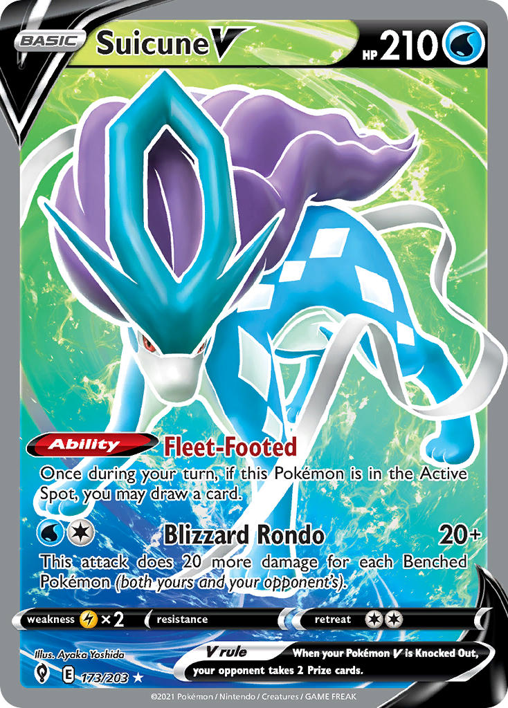 Suicune V 173/203