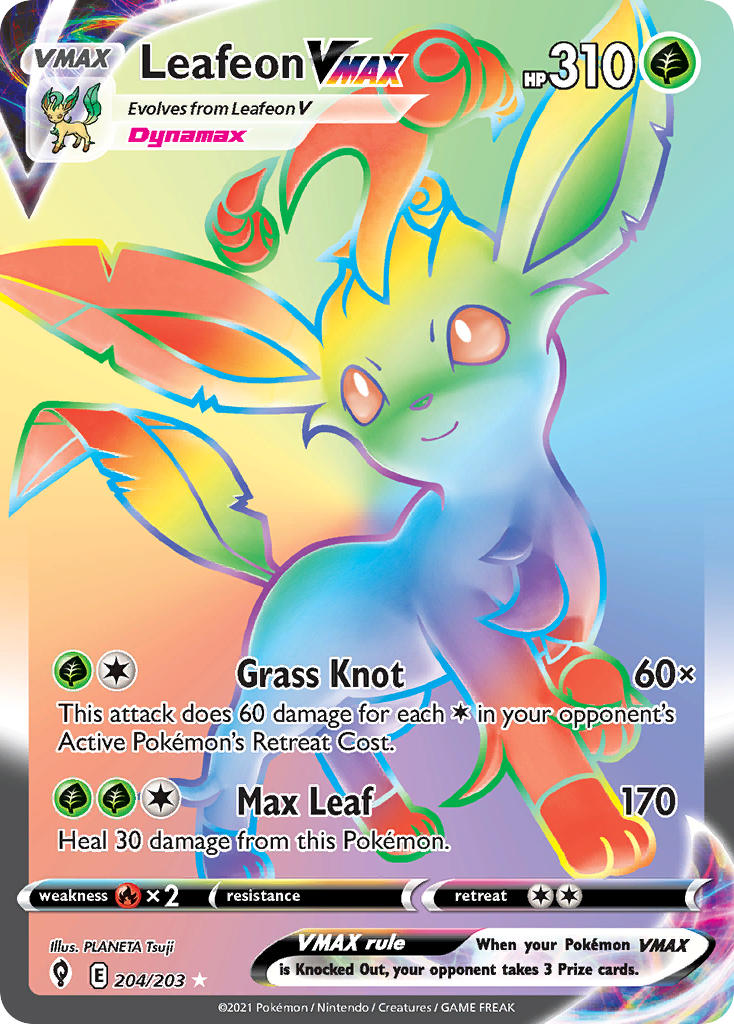 Leafeon VMAX 204/203