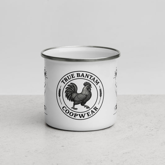 TBC Retro Chicken Parts Enamel Mug