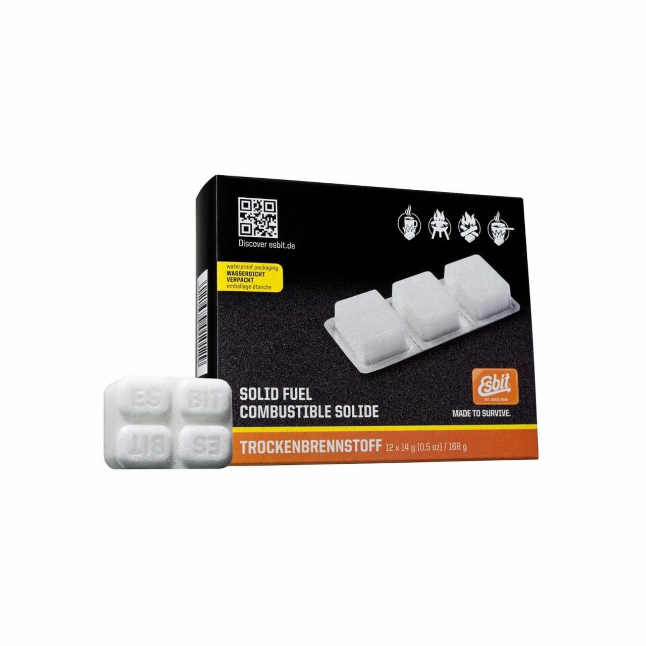 Esbit Solid Fuel - 12 x 14g