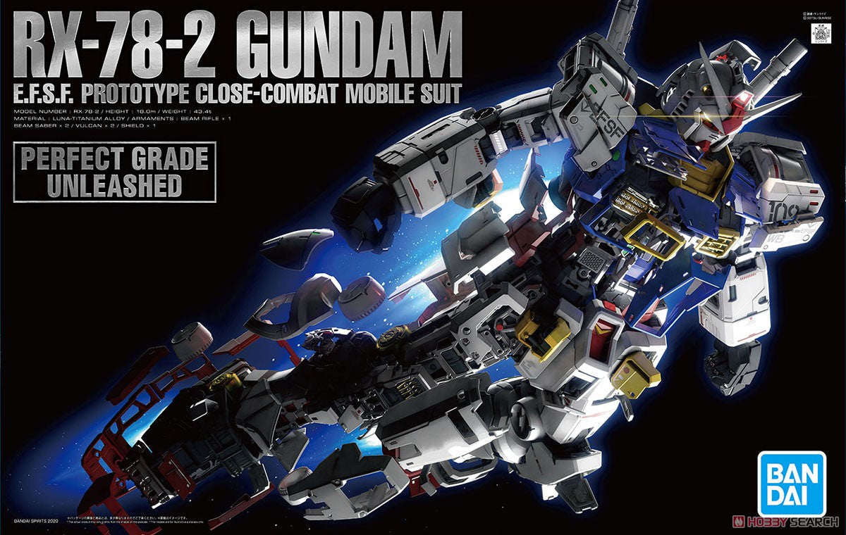 Gundam RX-78-2 - Perfect Grade Unleashed 1/60  Kit
