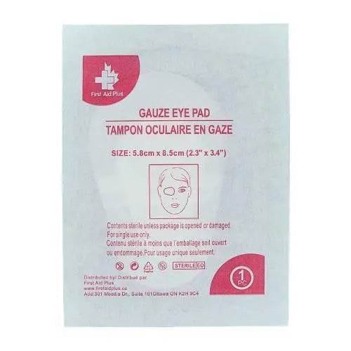 Eye Pad Dressing, Sterile, Adhesive