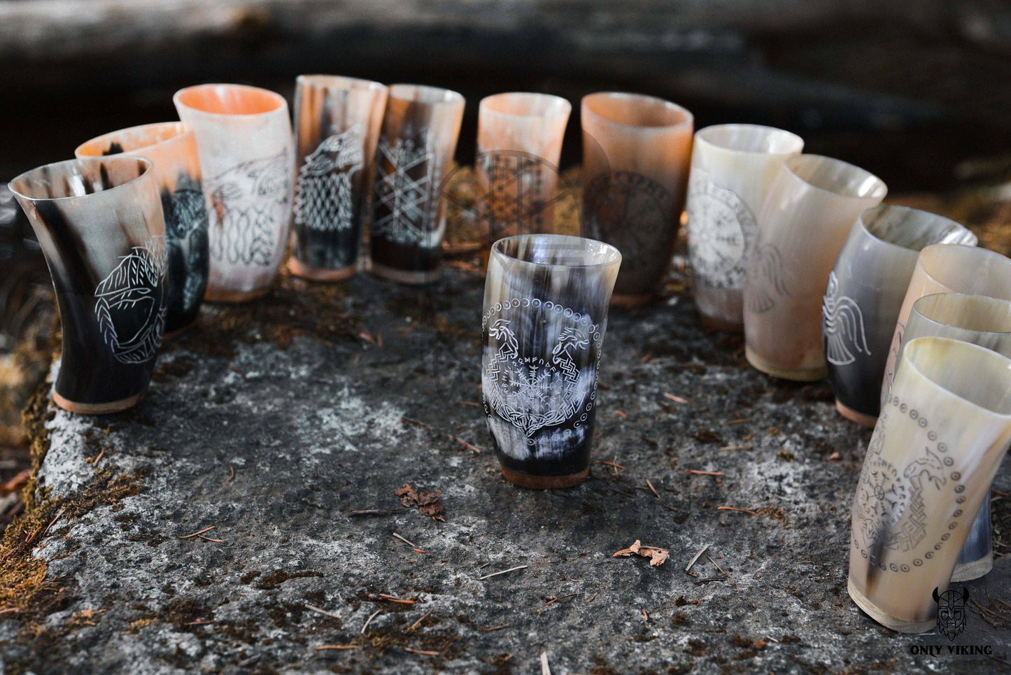 Drinking Horn Beer Stein