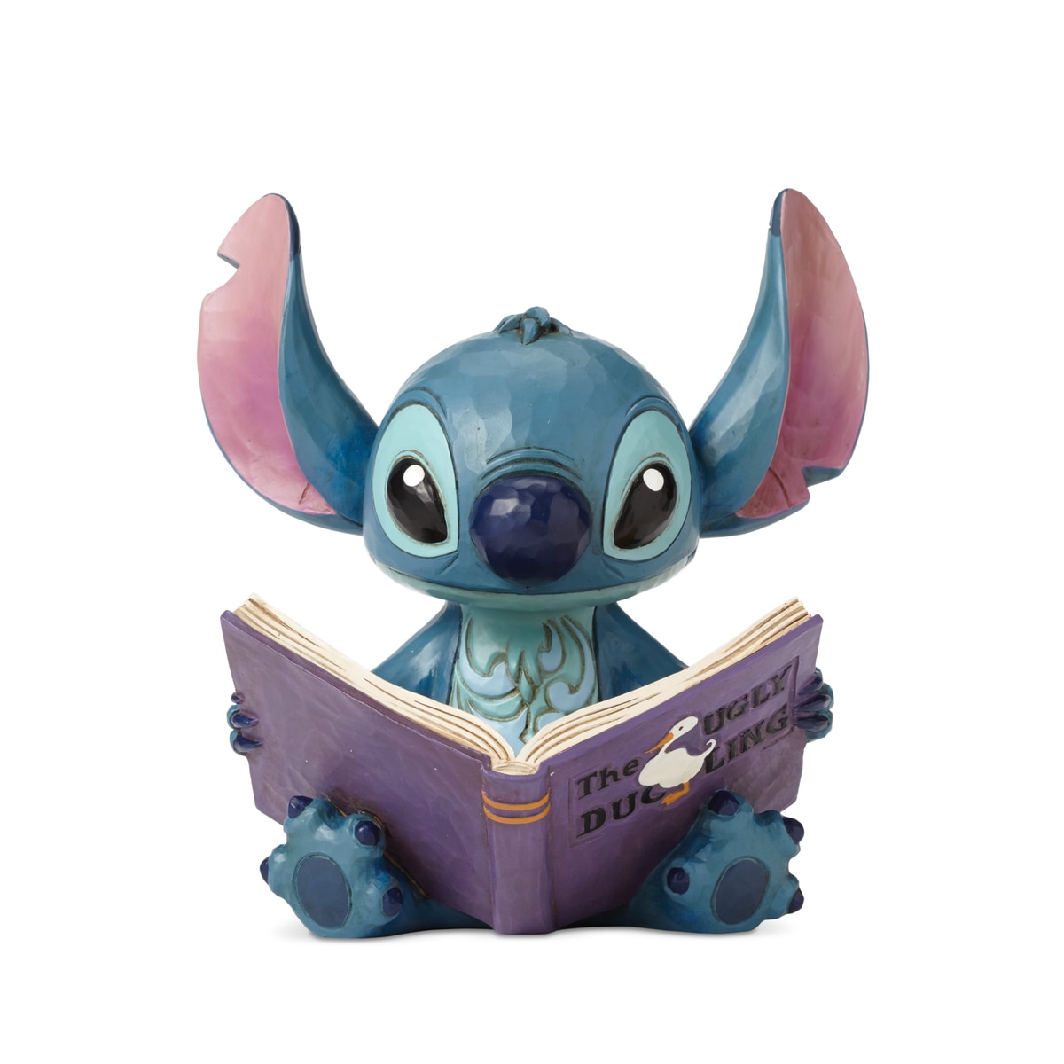 Disney Stitch Reading "Find A Family" Jim Shore