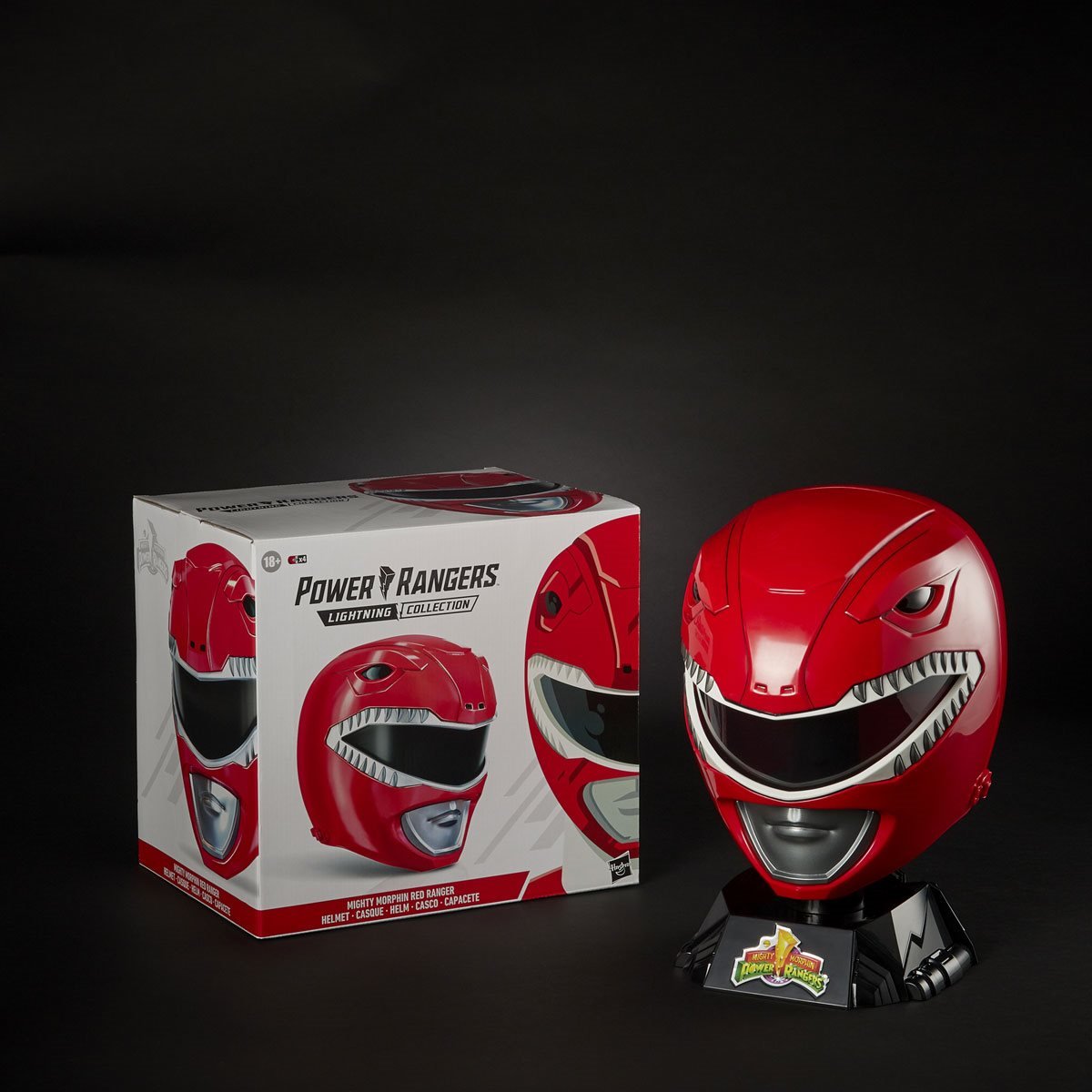 HASBRO - Power Rangers Lightning Collection Premium Red Ranger Helmet Prop Replica