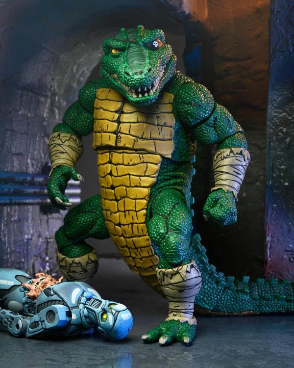 Teenage Mutant Ninja Turtles Leatherhead (Mirage Comics) Deluxe Action Figure