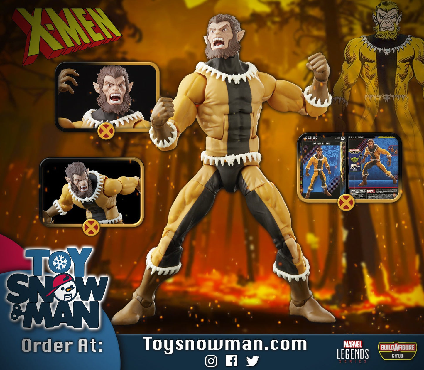 X-Men Marvel Legends  - Ch'od BAF Wave SET