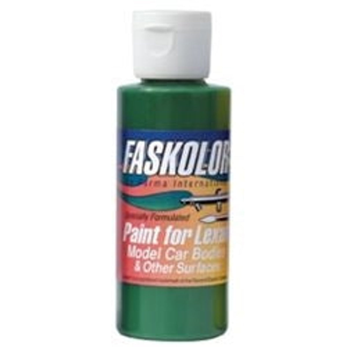 Faskolor 40305 60mL Faslucent Green Paint for Lexan