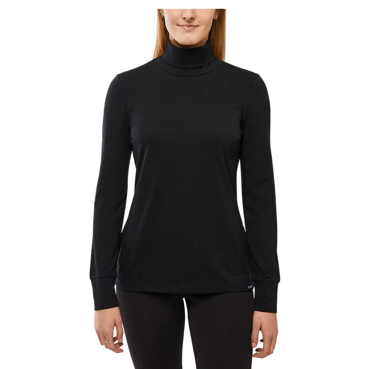 Kombi Women's Turtleneck Fleece Base Layer Tops Size: Large