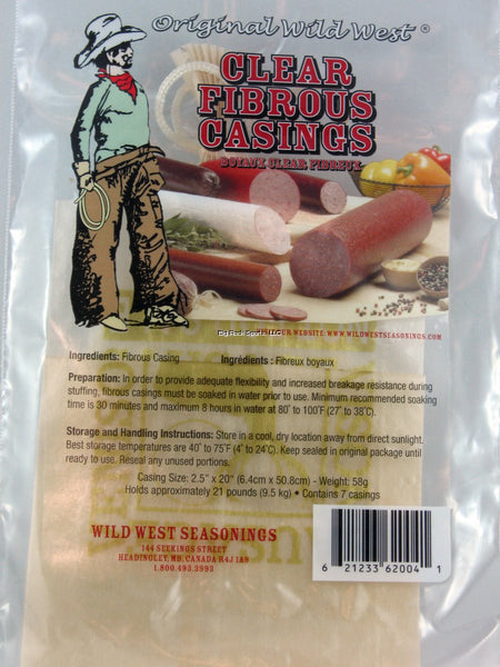 Wild West Fibrous Sausage Casings