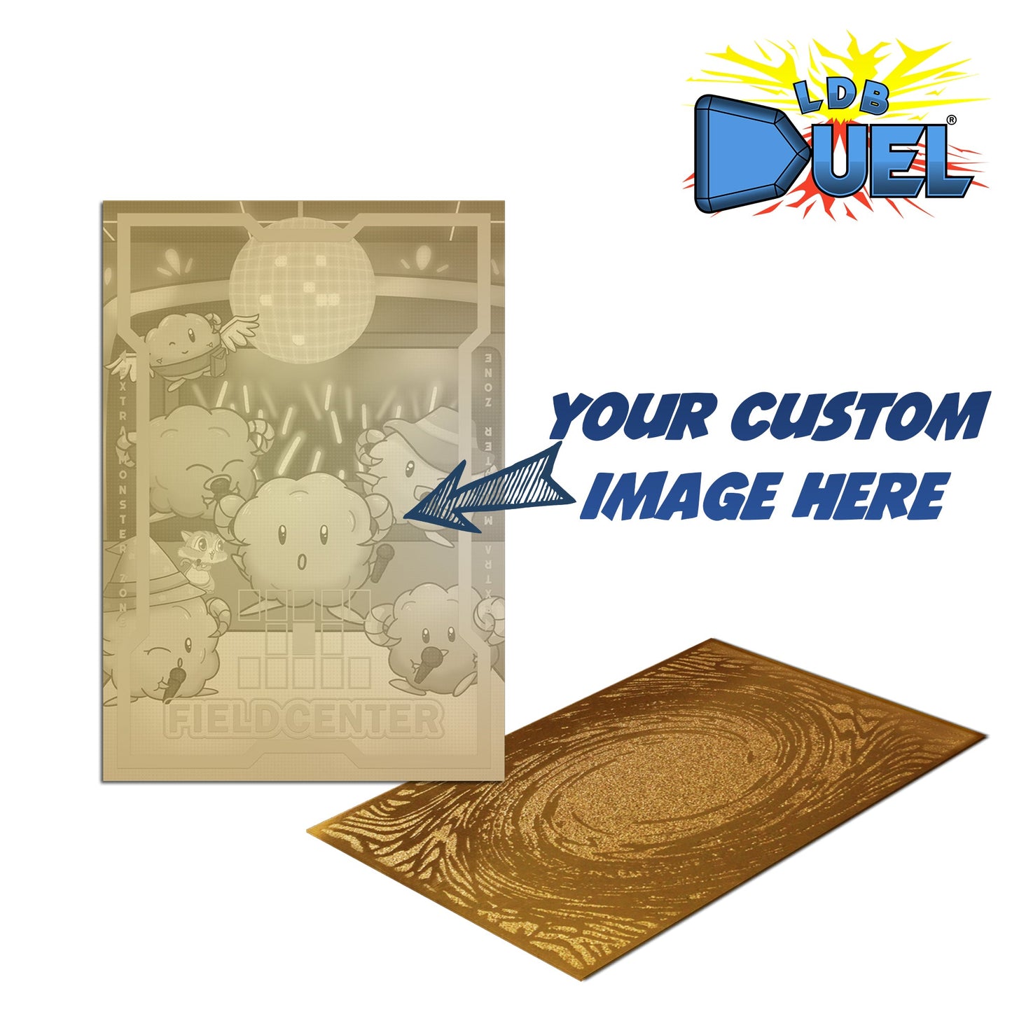 Custom Collectible Metal Card – Gold Finish