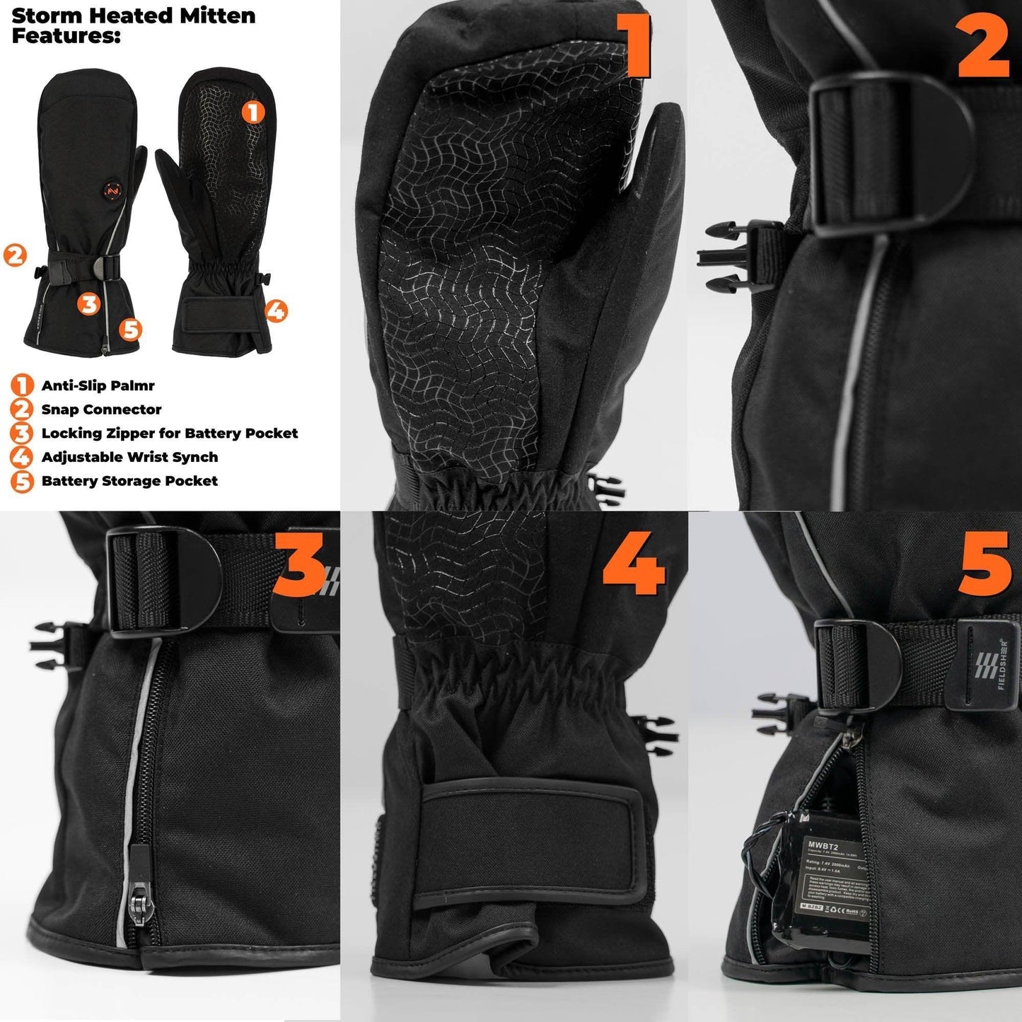 Fieldsheer Storm Heated Mitten - Unisex