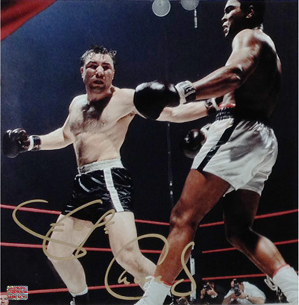 GEORGE CHUVALO SIGNED 11X11 BOXING PHOTO CANADA – LEGENDARY HEAVYWEIGHT SPORTS MEMORABILIA (11" X 11") – AUTOGRAPHED MEMORABILIA DISPLAY – AUTHENTIC SIGNED COLLECTIBLE – FAN GIFT AND SPORTS DISPLAY