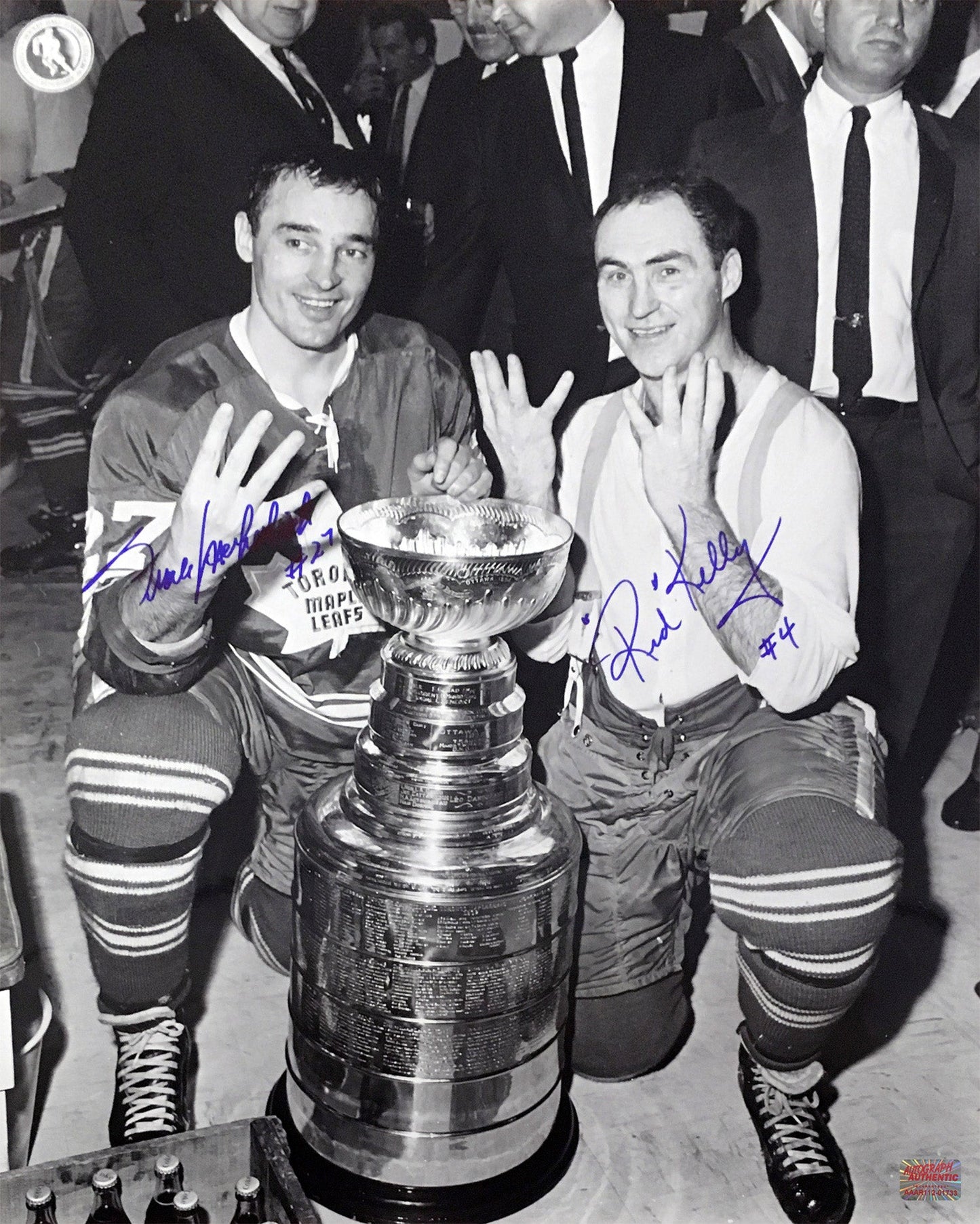 FRANK MAHOVLICH AUTOGRAPHED 11X14 PHOTO – TORONTO MAPLE LEAFS NHL HOCKEY LEGEND COLLECTIBLE