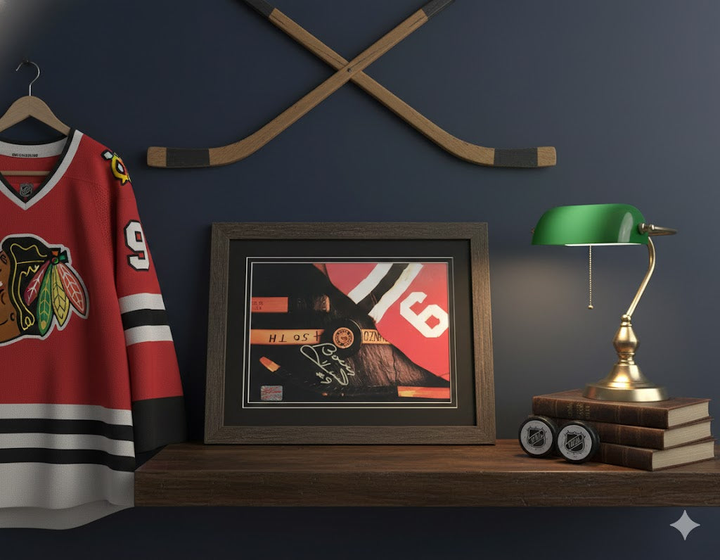 BOBBY HULL SIGNED CHICAGO BLACKHAWKS & WINNIPEG JETS 8" X 10" COLLAGE PHOTO – AUTOGRAPHED NHL HOCKEY COLLECTIBLE (10" X 8")