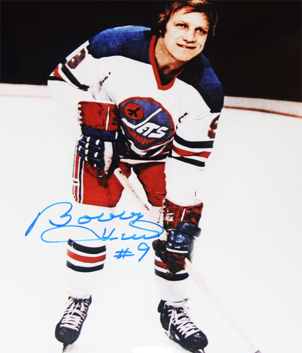 BOBBY HULL AUTOGRAPHED 8" X 10"PHOTOGRAPH – WINNIPEG JETS NHL SIGNED HOCKEY COLLECTIBLE (8" X 10")