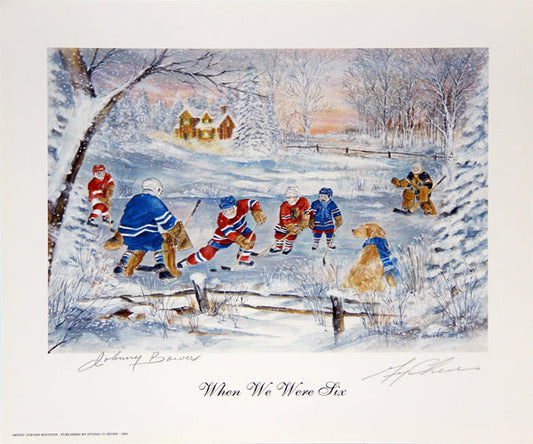 When We Were Six Autographed Lithograph