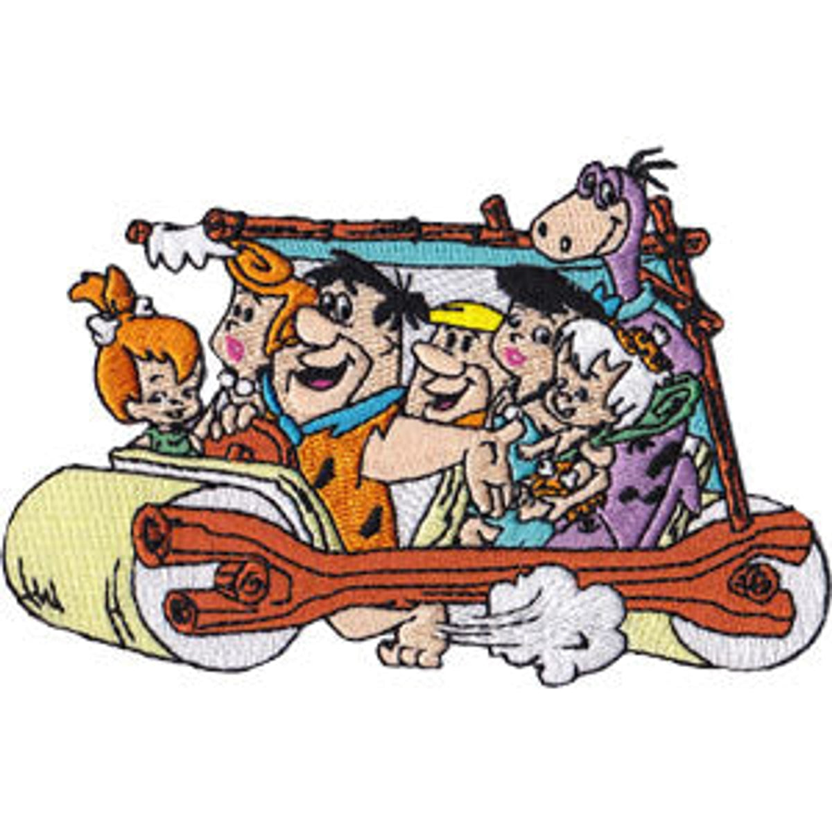 Flintstones Car 4.5"x3" Patch