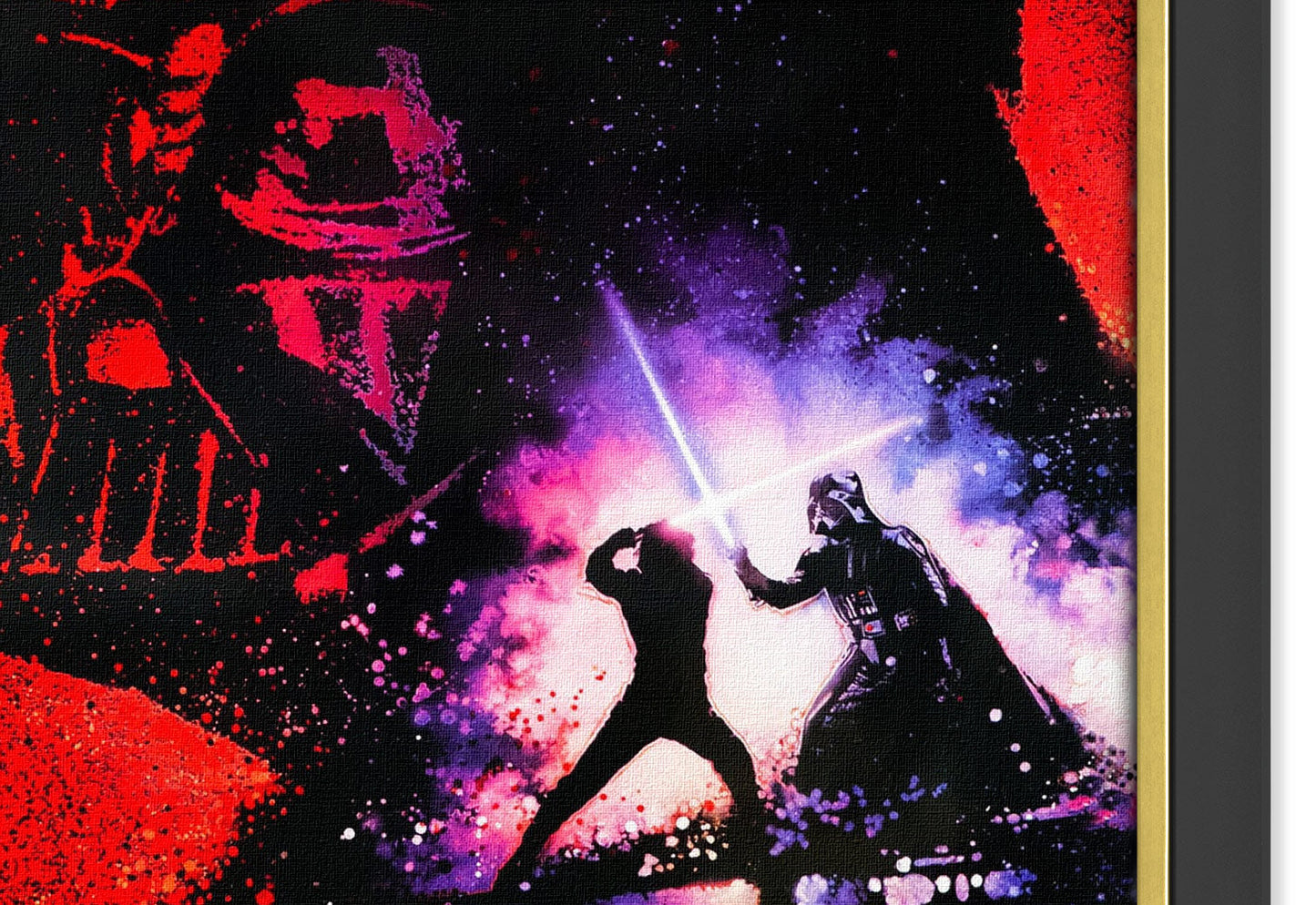 STAR WARS EPISODE VI REVENGE OF THE JEDI VINTAGE FRAMED POSTER PRINT WALL ART COLLECTIBLE (33.5" X 23.5")