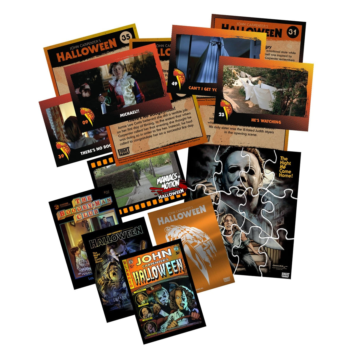 Freight-Rags Halloween (1978) Official Trading Cards Wax Pack - Previews Exclusive