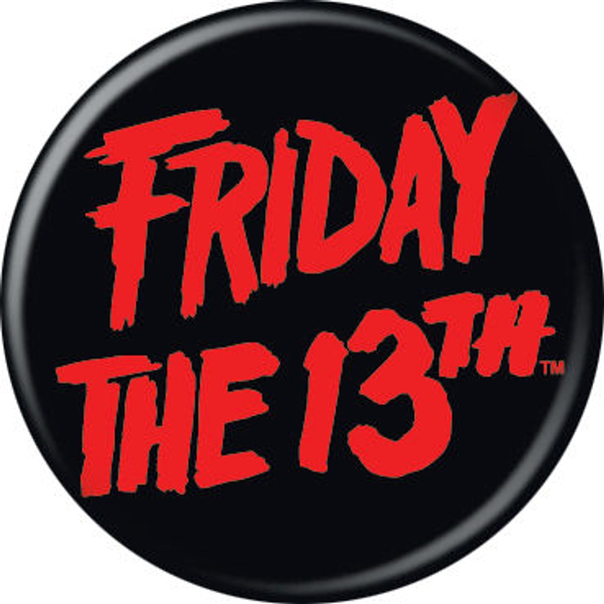 Friday The 13th Logo Button