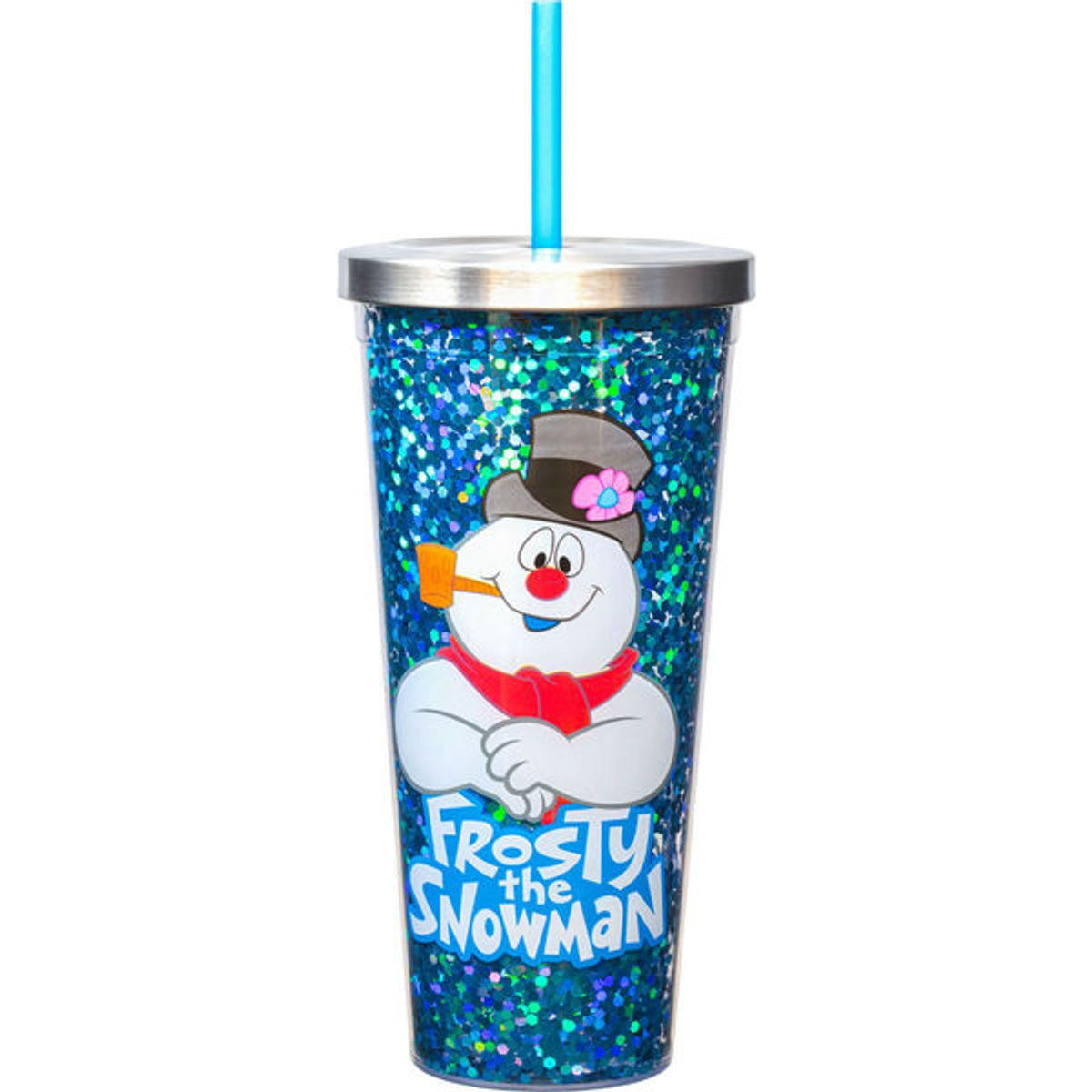 Frosty The Snowman Glitter Cup