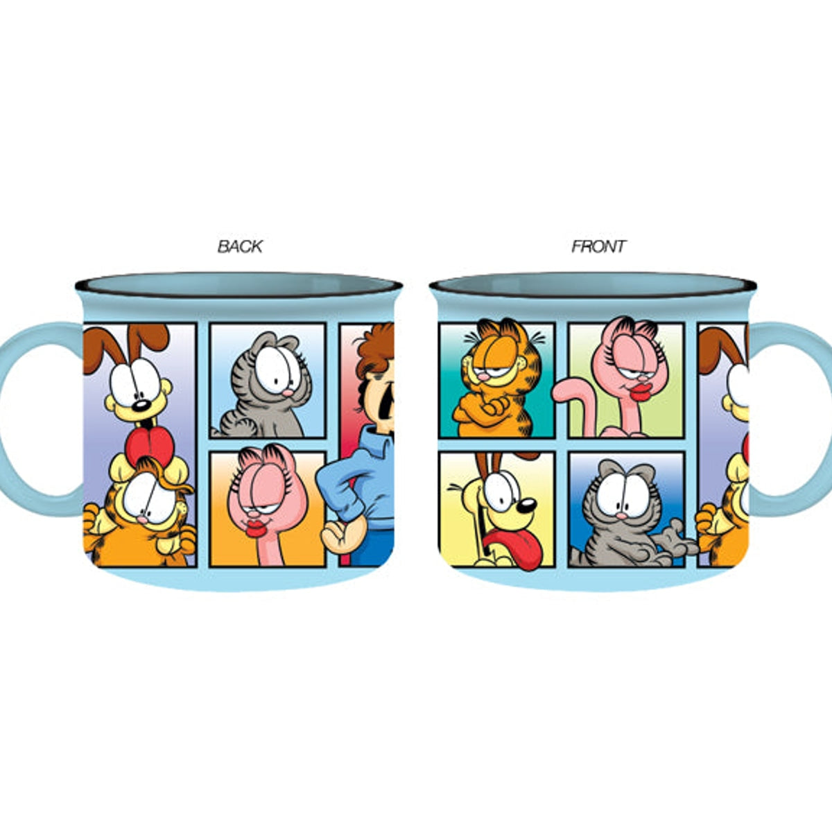 Garfield 20oz Ceramic Camper Mug