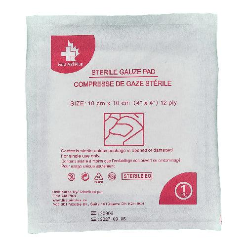 Gauze Pad, 12 Ply, 4" x 4"