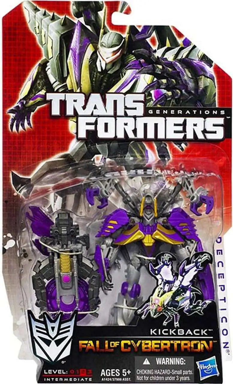 Transformers Generations Fall of Cybertron Kickback Deluxe Action Figure (Sub-par Package)