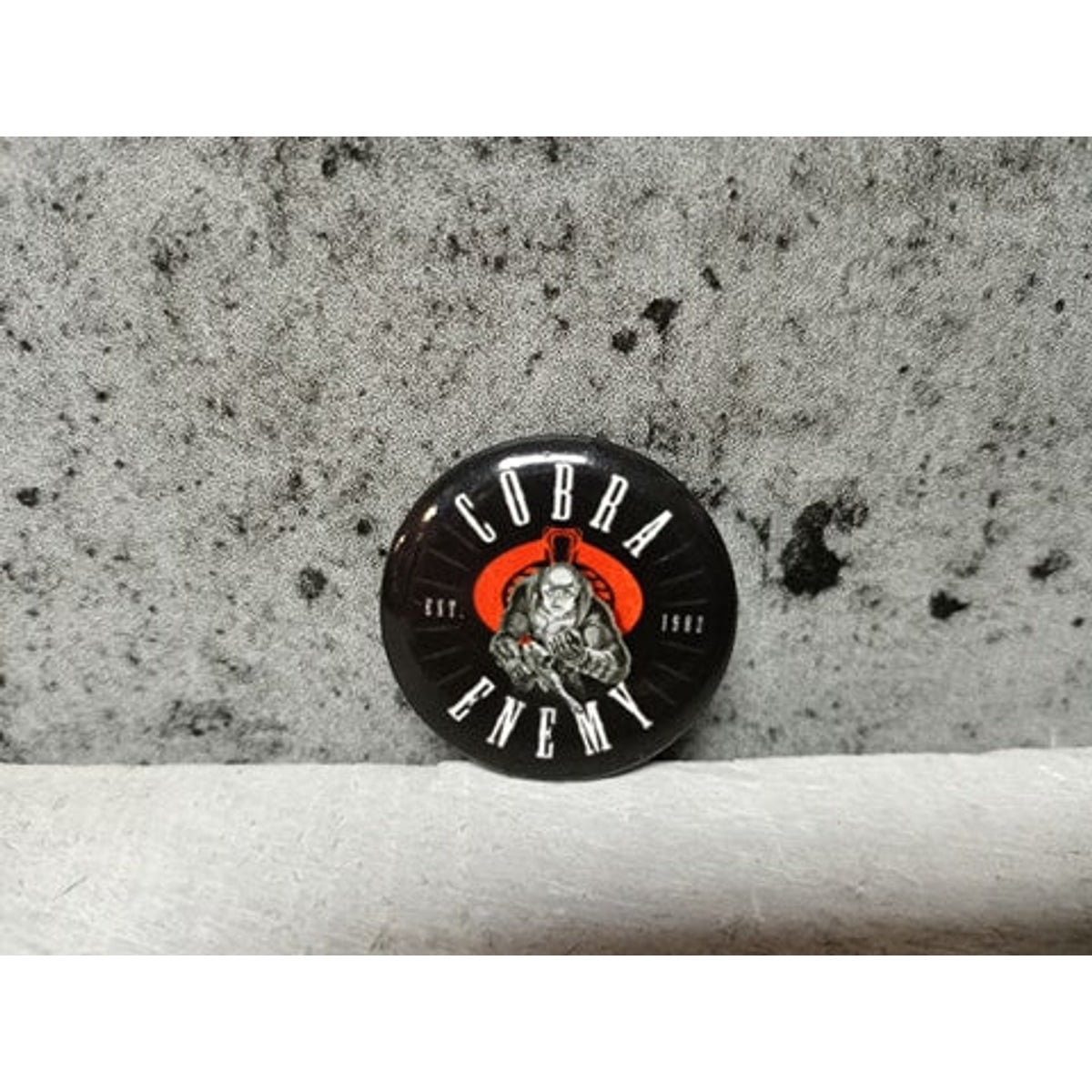Gi Joe Cobra Enemy Black Button