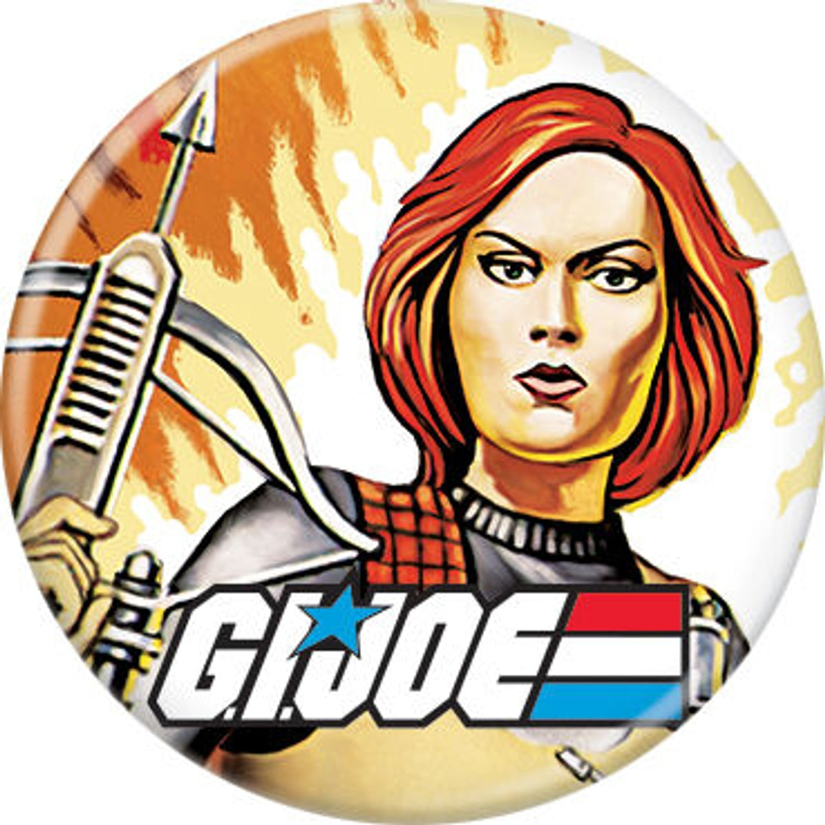 GI Joe Scarlett Button