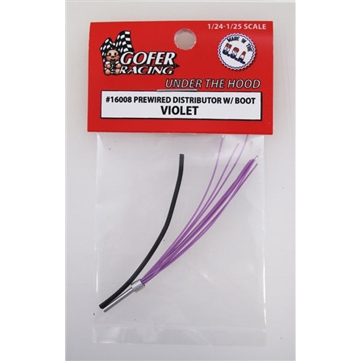 Gofer Racing 16008 Prewired Distributor With Boot Violet 1/24 NIB