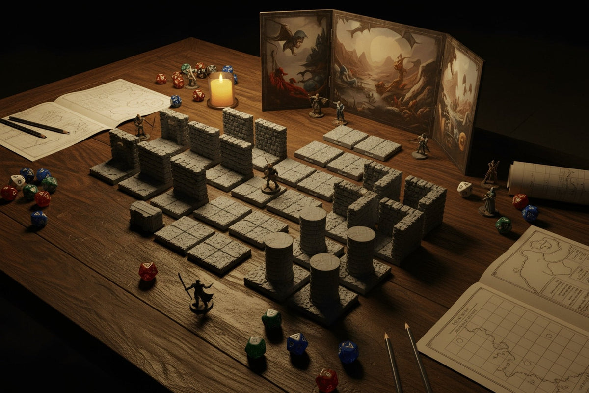 Grand Chamber 8x8" Arena – Dragonlock 28mm Dungeon