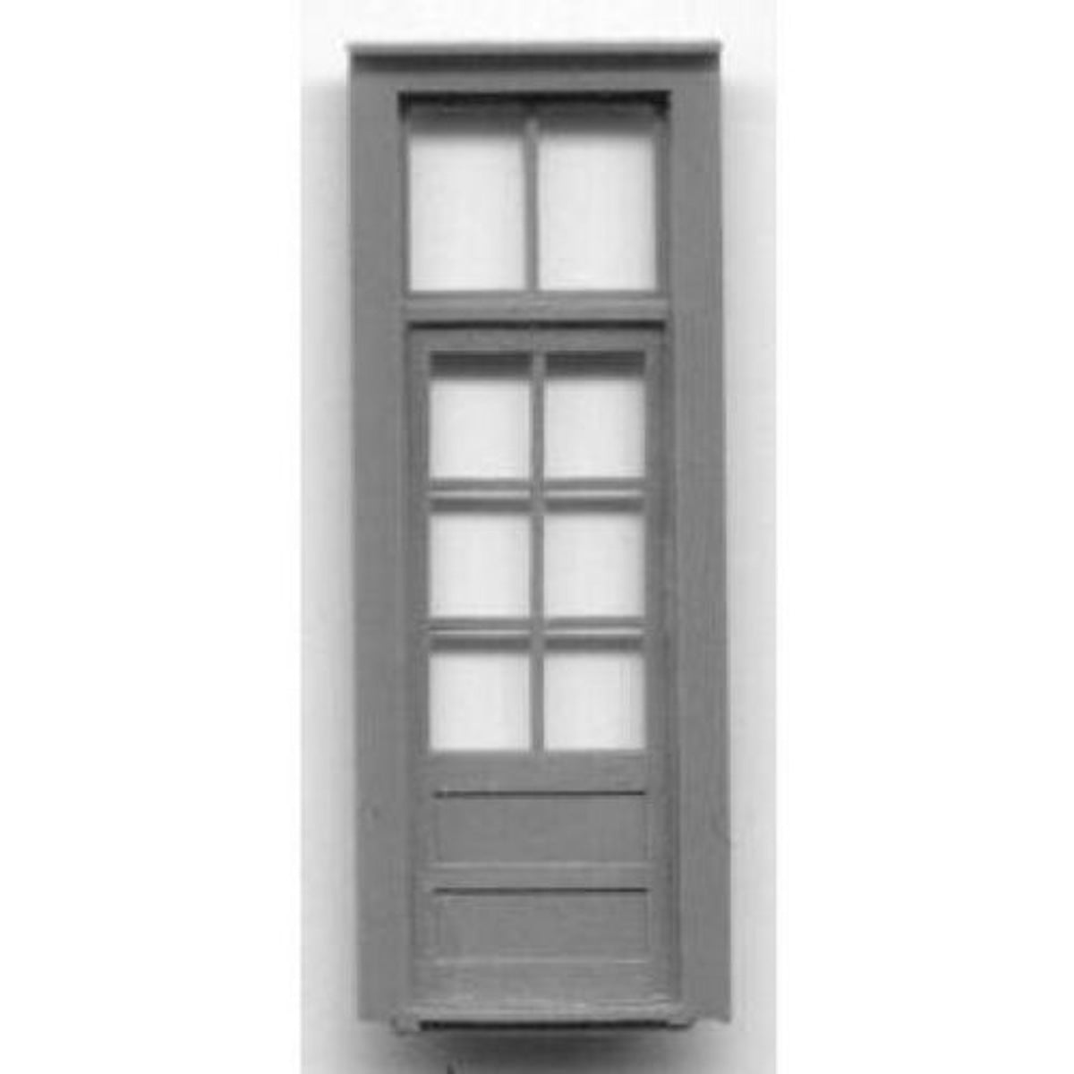 Grandt Line Products 5163 HO 33" Door With Six-Pane Window & Transom NIB
