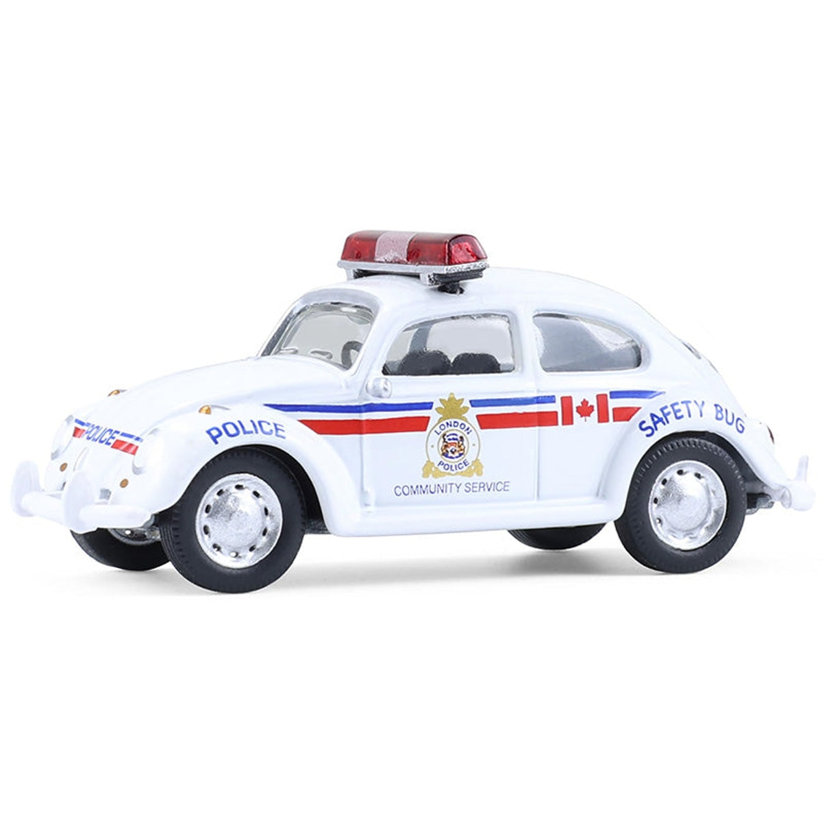 Greenlight London, Ontario Police Service Safety Club Classic Volkswagen Beetle Die Cast