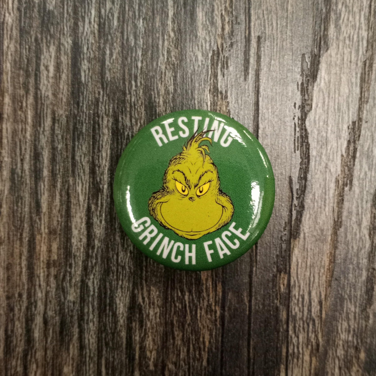 Grinch Bucket O Buttons