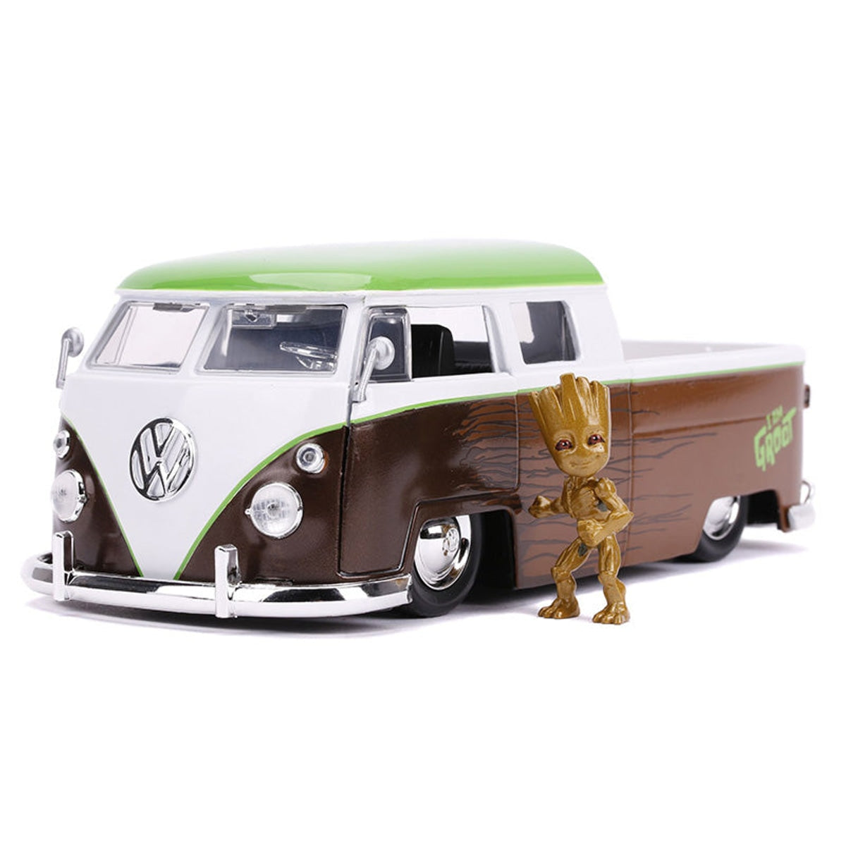Groot with 1963 Volkswagon Bus Die Cast