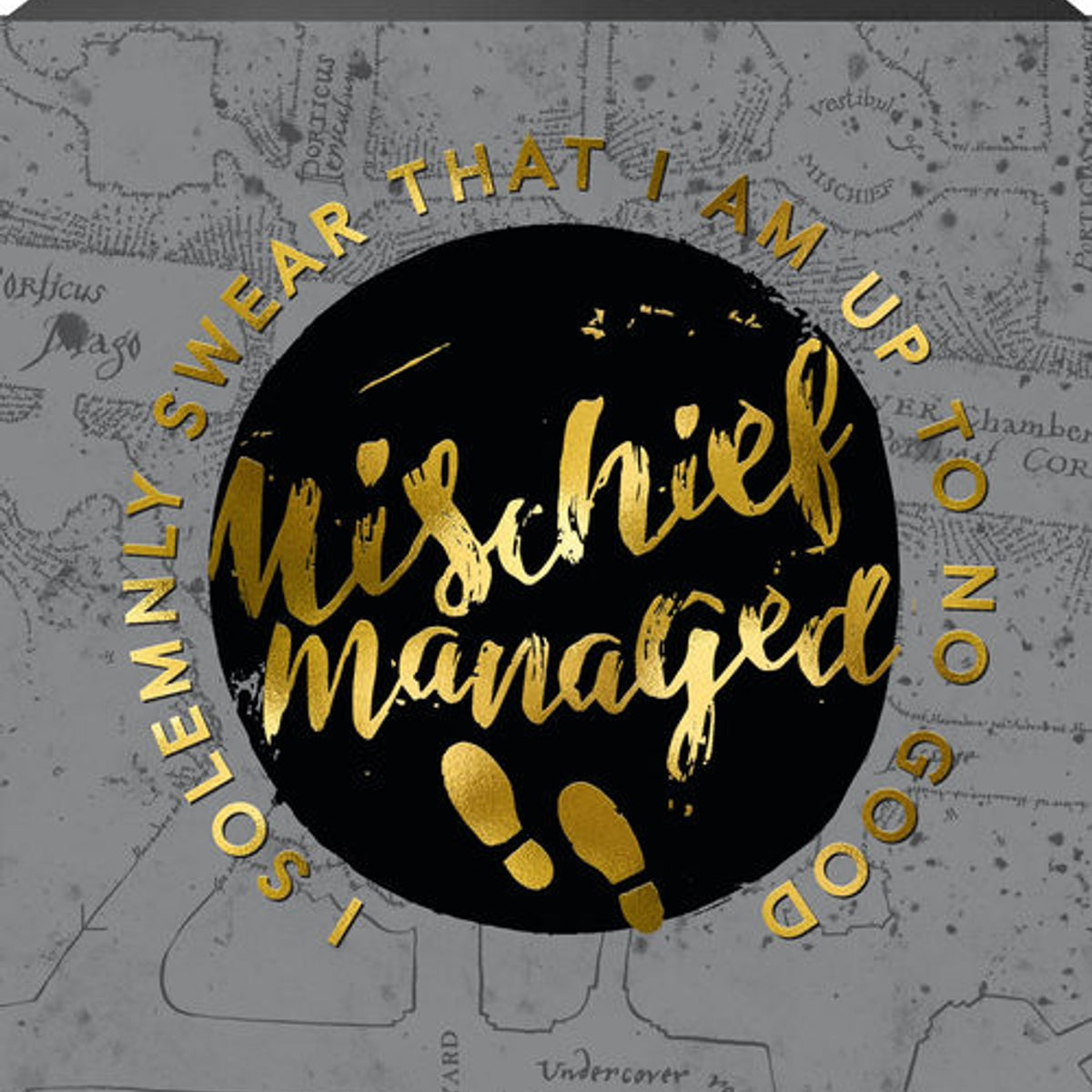 Harry Potter - Mischief Managed Box Sign - DISC