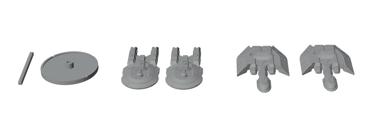 Heavy Cruiser Reinforcement Pack – Terran & Kurgun (4)