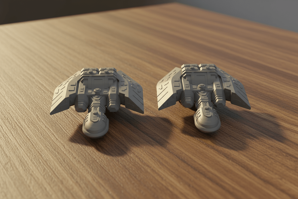 Heavy Cruiser Reinforcement Pack – Terran & Kurgun (4)