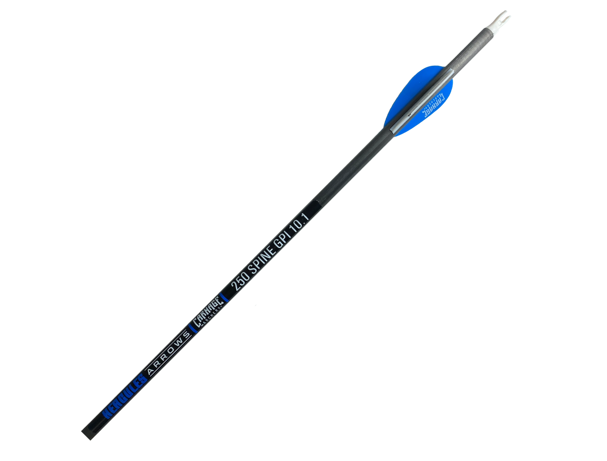 Carnage Hercules 250 Spine 6.2mm Carbon 32" 12-Pack Arrows