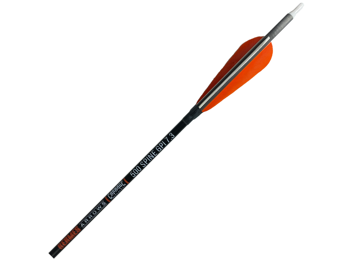 Carnage Hermes 500 Spine 6.2mm Carbon 32" 12-Pack Arrows