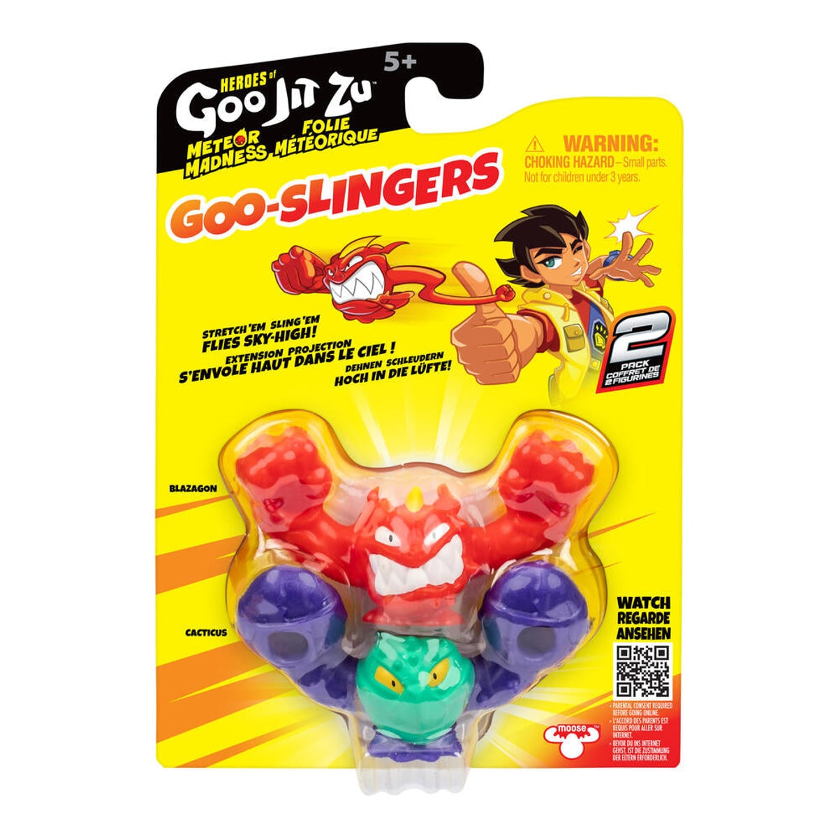 Heroes of Goo Jit Zu Series 13 Meteor Madness Goo Slingers 2 pack
