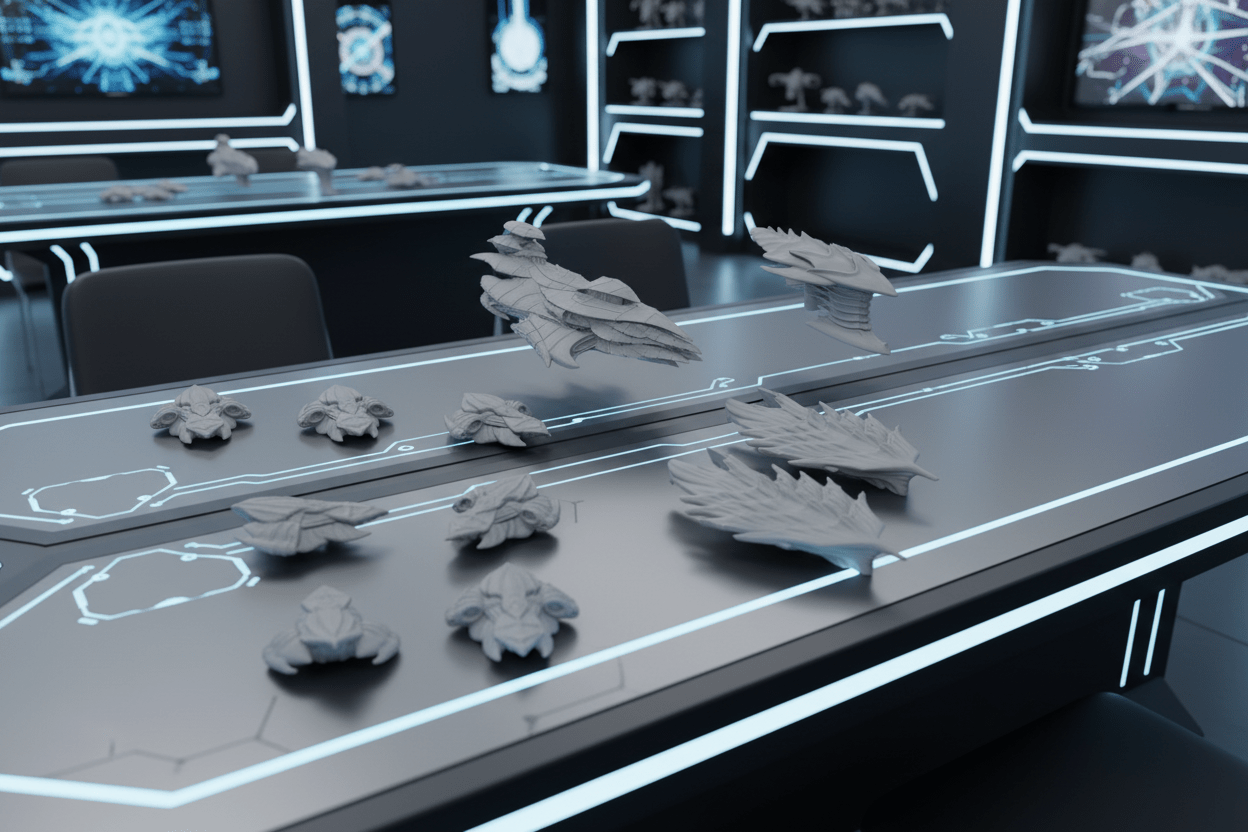 Hive Bio-Swarm Invasion Fleet – 1:128 Alien (11 Ships)