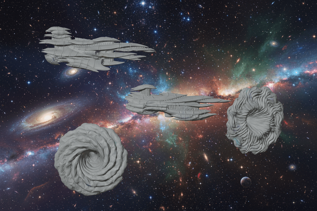 Hive Synapse Control Node – 1:128 Alien Fleet (5 Ships)