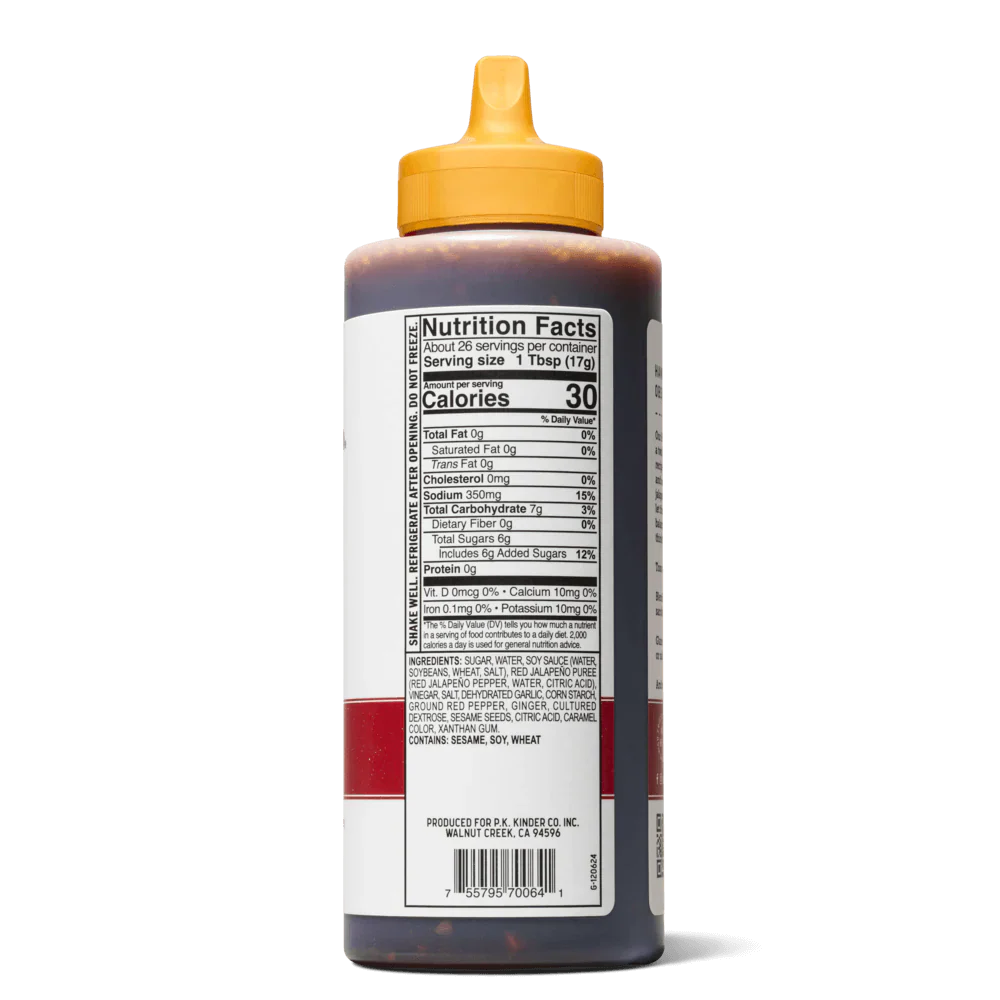 Kinder's Hot Teriyaki Wing Sauce