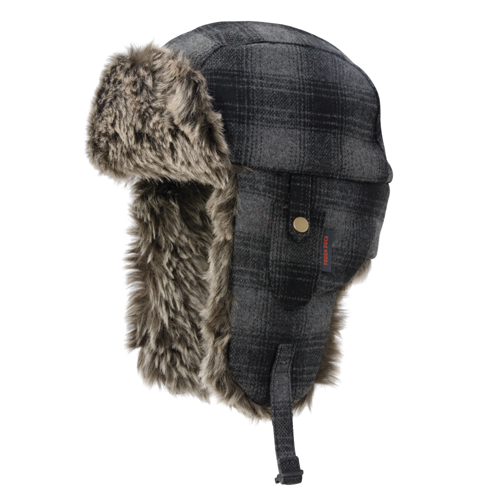 Tough Duck Plaid Aviator Hat (i156)