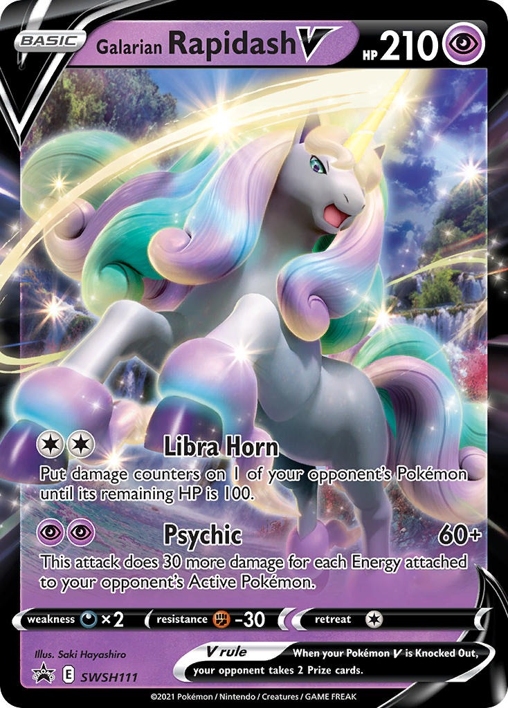 Galarian Rapidash V SWSH111